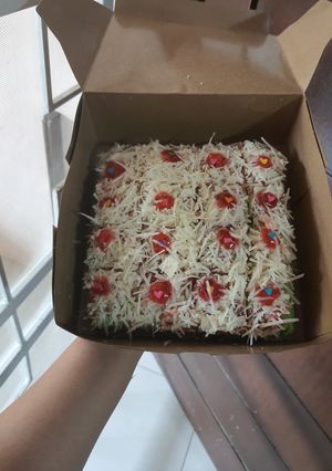 Foto resep Bolu pandan keju