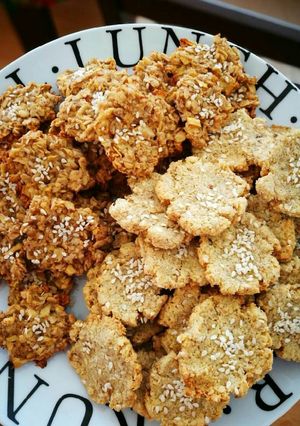 Una foto de Galletas avena - coco - sésamo SIN Azúcar SIN LÁCTEOS