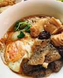藥膳龍膽石班魚vs麻油土雞蛋麵線