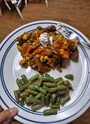 Beef and Potato Taco Casserole (slow cooker)