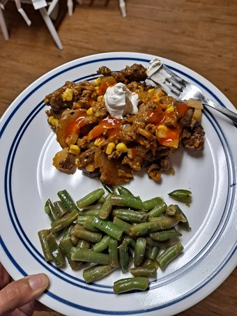 Easy Steps to Prepare Beef and Potato Taco Casserole (slow cooker) the  Makes Drooling Really delicious