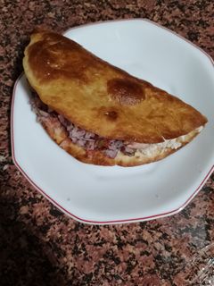 Una foto de Taco Pollo asado y Pico de Gallo