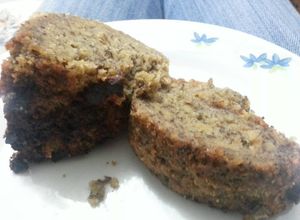 Una foto de Torta de banano(a) a base de proteína / Protein Banana Cake