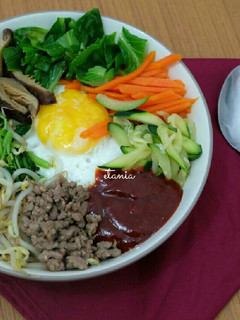 Foto resep Bibimbap (Korean mixed rice)