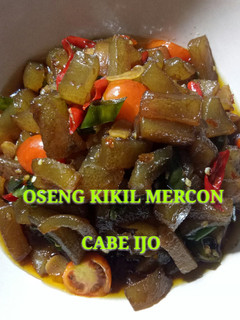 Foto resep Oseng kikil mercon cabe ijo