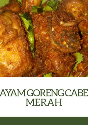 Foto resep Ayam goreng cabe merah