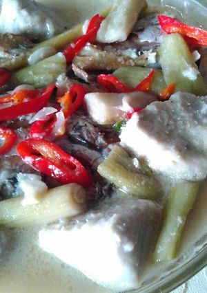Foto resep Hampap keladi(talas)kepala tenggiri (khas Kalimantan)