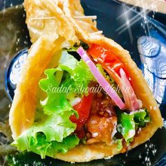 Zingeratha or Chicken Wraps A picture of Zingeratha or Chicken Wraps.