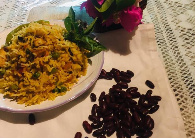 Recipe of Favorite Maxcican rice with kidney beans