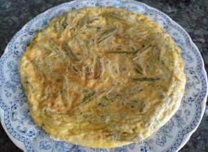 Una foto de Tortilla de tagarninas