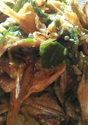 Foto resep Ikan asin tawar cabe ijo simpel