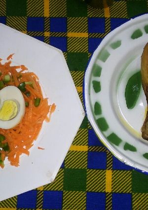 Una foto de Cena multicolor