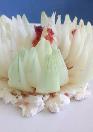 Una foto de Flor de cebolla