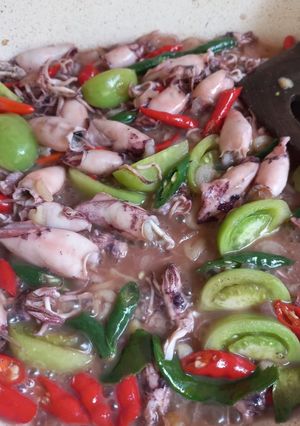 Foto resep Cumi Asin Cabe Ijo