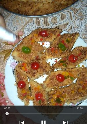 صورة لوصفة البسبوسه بجوز الهند