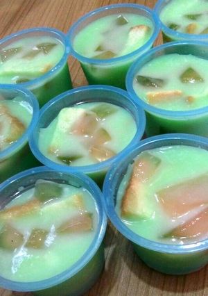 Foto resep Puding susu roti tawar