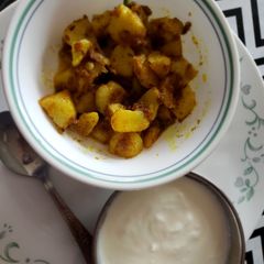 A picture of Fasting boiled potatoes.
