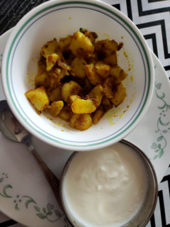 A picture of Fasting boiled potatoes.