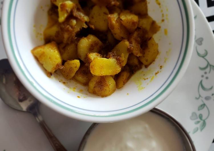 Fasting boiled potatoes