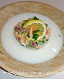 Окрошка з креветками 🦐 на айрані