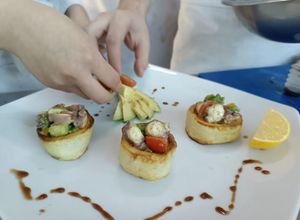 Una foto de Ensalada tibia de pulpo