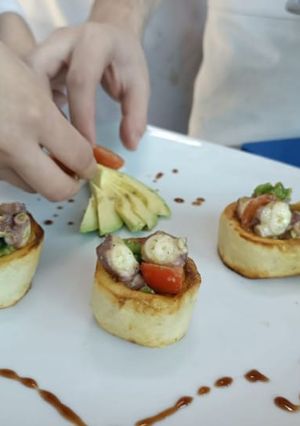 Una foto de Ensalada tibia de pulpo