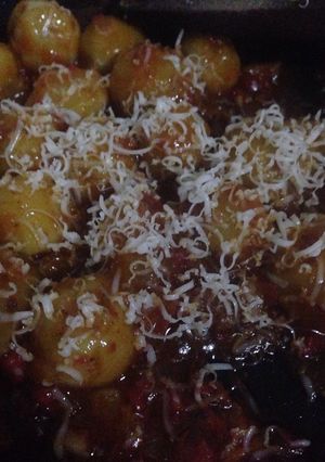 Foto resep Tumis kentang dengan saus bolognese