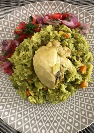 Una foto de Arroz con Pollo a lo Carmelita