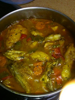 Una foto de Pollo en salsa