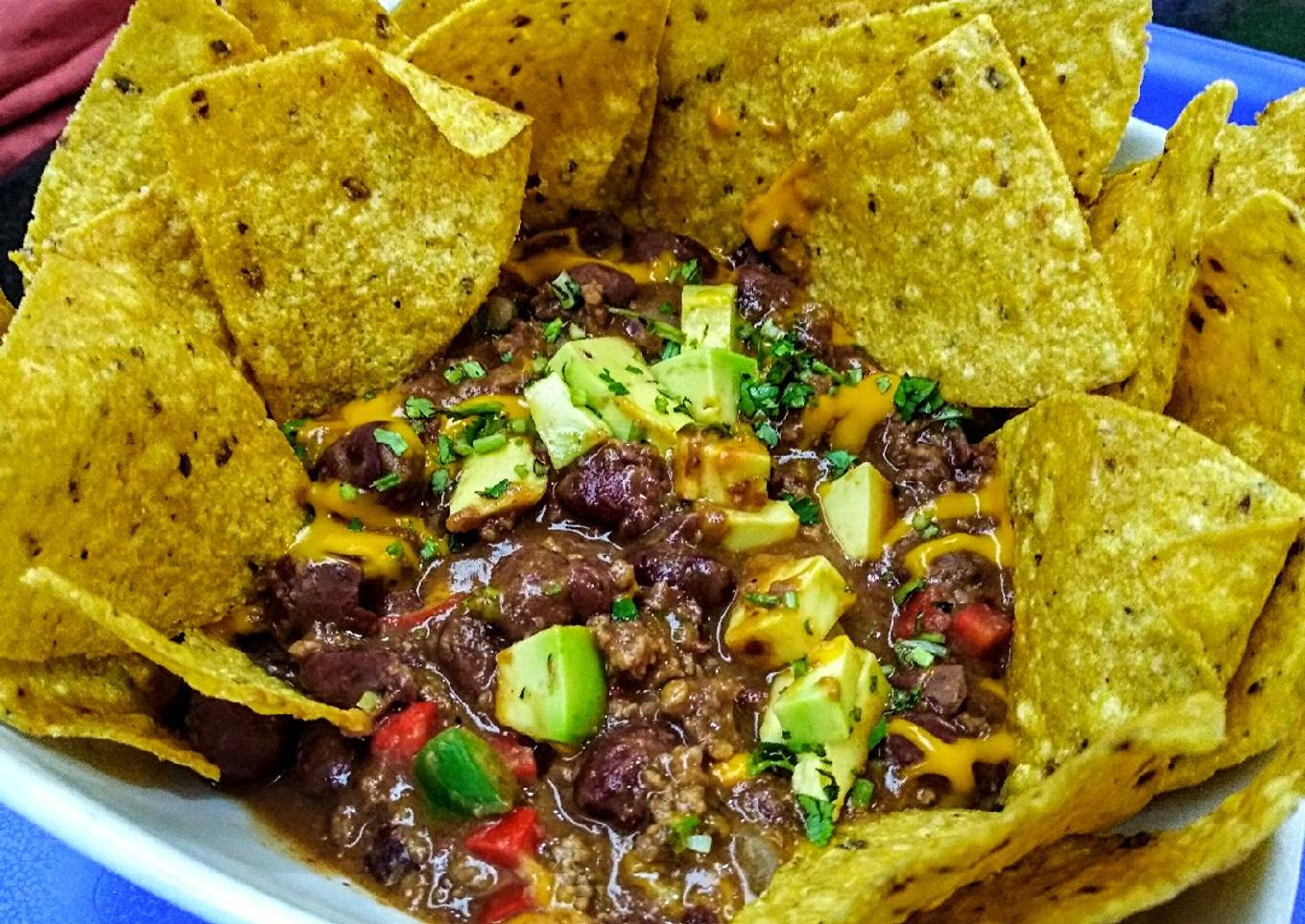 PICOTEO De Carne Molida y Fríjoles Rojos con Aguacate...!