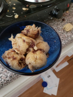 A picture of Banana chocolate chip pancake bites.