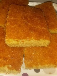 صورة لوصفة بسبوسة بالنواد كوكو