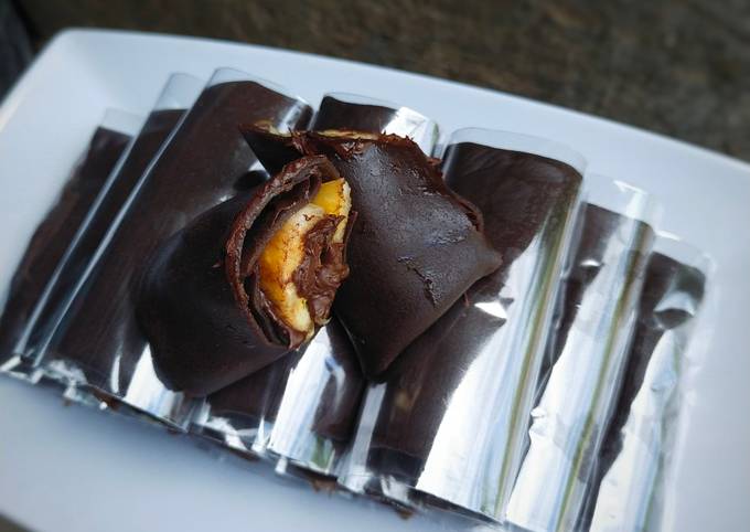 Resep Dadar gulung coklat pisang oleh Dwi Lestari - Cookpad