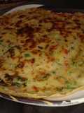 Egg veggie paratha