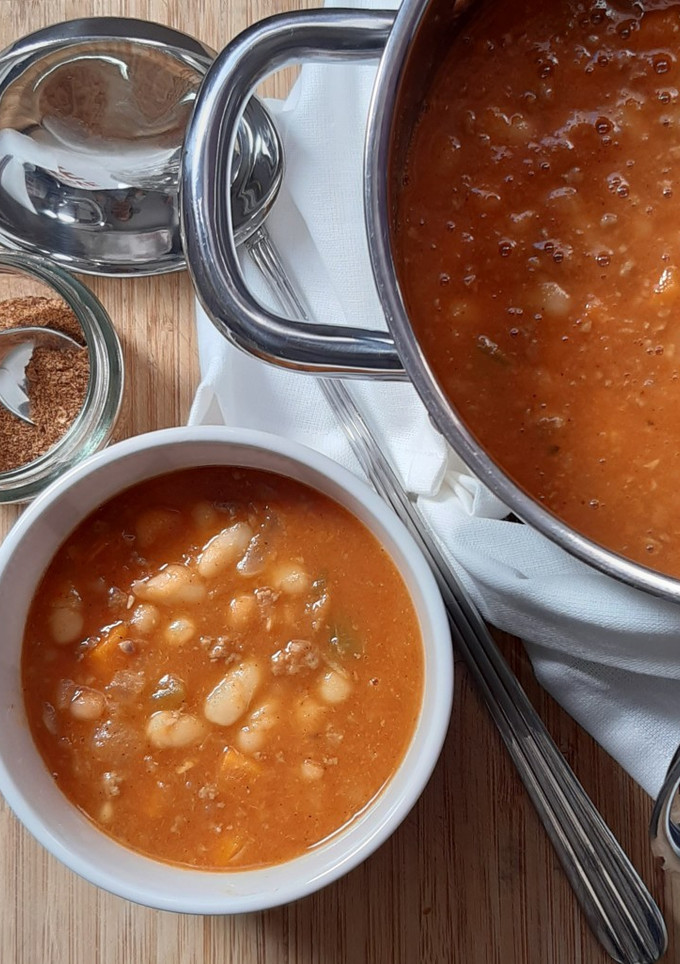 Una foto de Chili con carne a mi estilo
