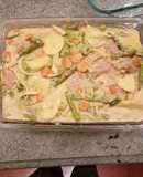 Cazuela de pechugas de pollo