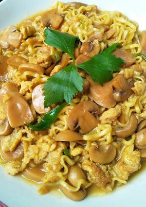 Foto resep Bakmi Goreng Jamur Champignon/Kancing
