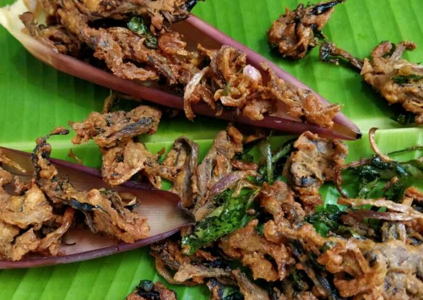 Banana Flower Crispy Pakoda