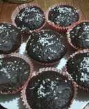 Cupcakes de chocolate saludables