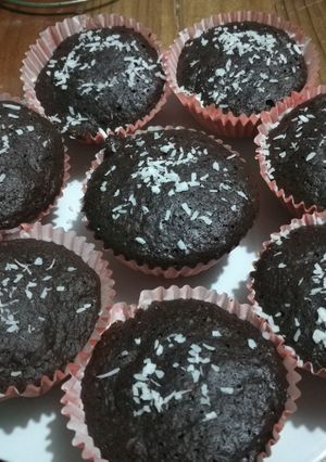 Una foto de Cupcakes de chocolate saludables