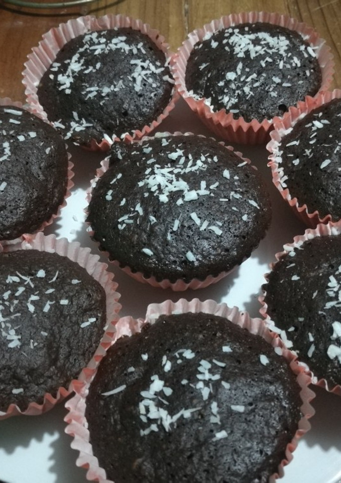Una foto de Cupcakes de chocolate saludables