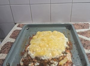 Una foto de Lasaña de papas