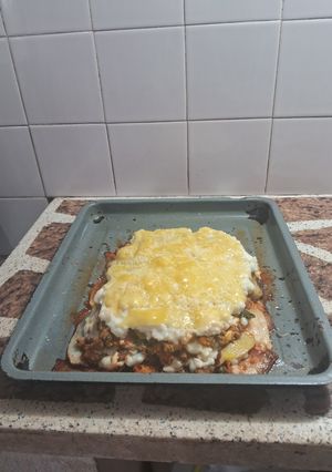 Una foto de Lasaña de papas