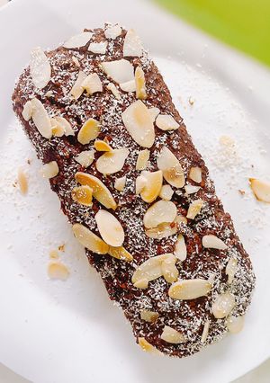 Hình của món Bánh chuối dừa yến mạch healthy.