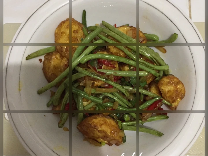 Cara Gampang Membuat Resep Tofu buncis saus telur asin yang  Bikin Ketagihan Anti Ribet, Menggugah Selera