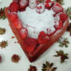 A picture of Strawberry cake.