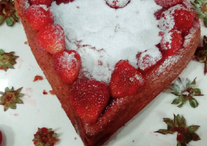 Recipe of Quick Strawberry cake