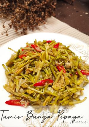 Foto resep Tumis Bunga Pepaya