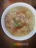 Crema de cardo y champiñones al pimentón