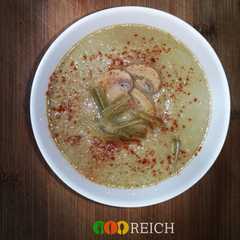Una foto de Crema de cardo y champiñones al pimentón